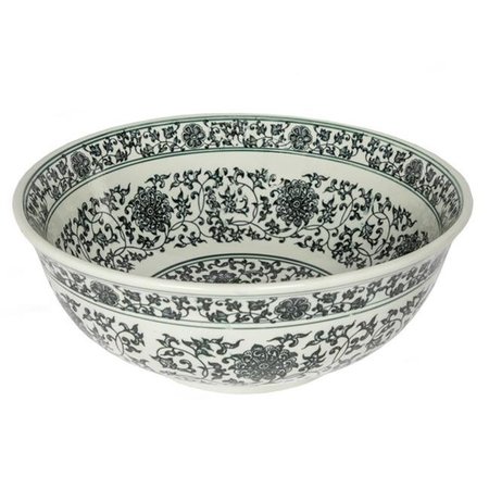 EDEN BATH Eden Bath EB-PS06 Black Ming Dynasty Decorative Porcelain Sink EB_PS06